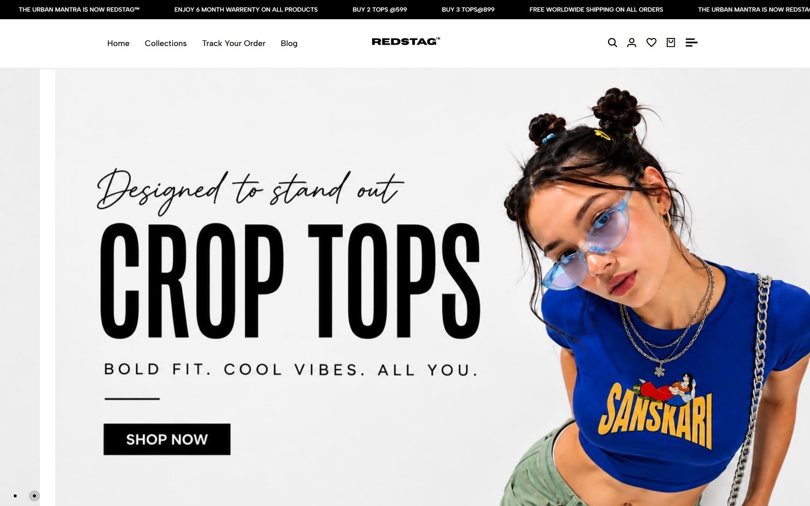 Redstag website preview